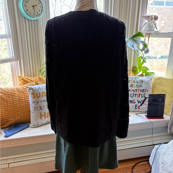 Talbots Lightweight Black cardigan 1X - Picture 2 of 8